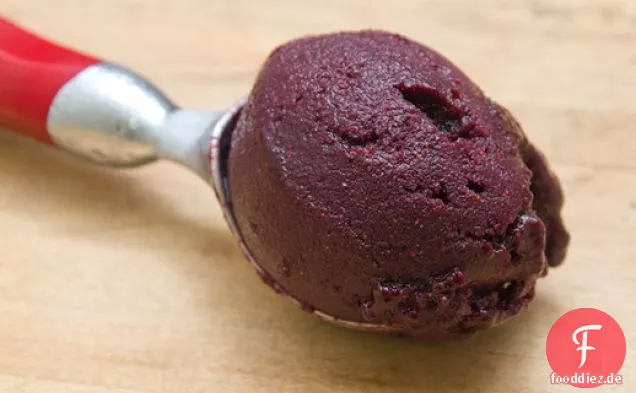 Blaubeer-Ingwer Sorbet