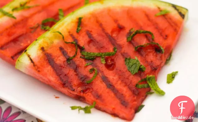 Würzige gegrillte Wassermelone