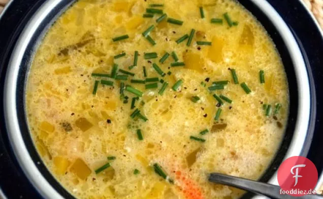 Abendessen heute Abend: Englische Land-Cheddar-Suppe