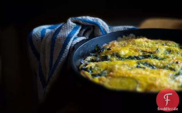 a : Kartoffel & Mangold-frittata