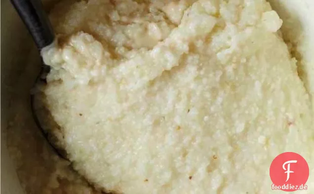 City Grit Chef Sarah Simmons cremige Parmesan Grütze