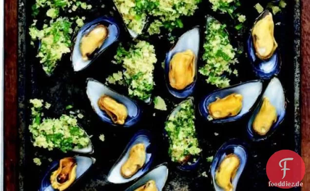Rachel Allens Muscheln mit Knoblauch und Semmelbröseln