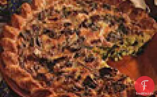 Lauch und Mangold-Torte