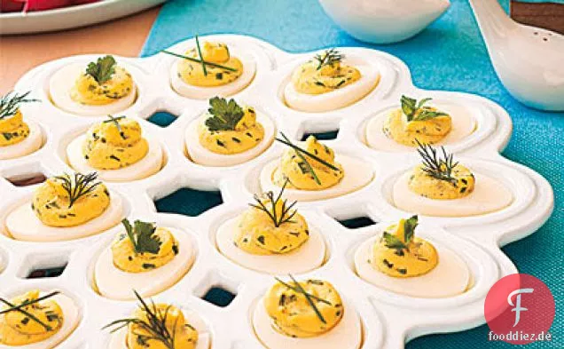 Kräuterbutter Gefüllten Eiern