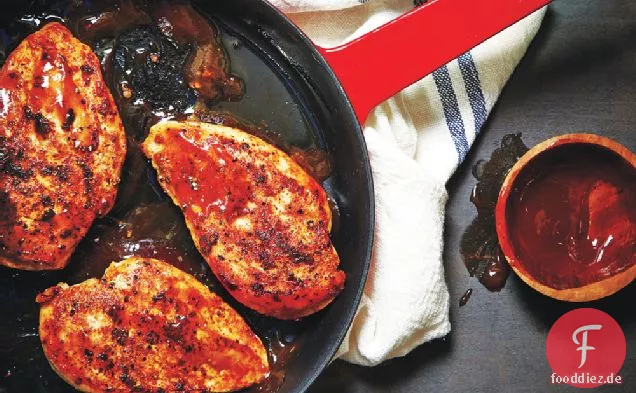 Pfanne Grill Huhn