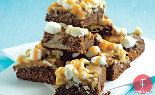 Karamell-Marshmallow Brownies