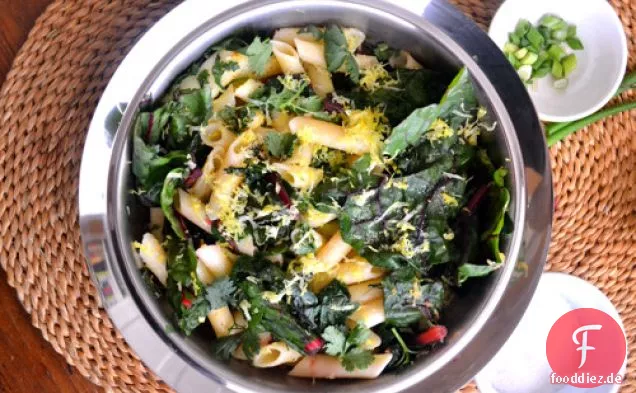 Regenbogen Schweizer Mangold N' Zitrone Stir-fry