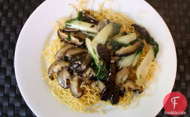 Abendessen heute Abend: Hong Kong Stil gebratene Nudeln
