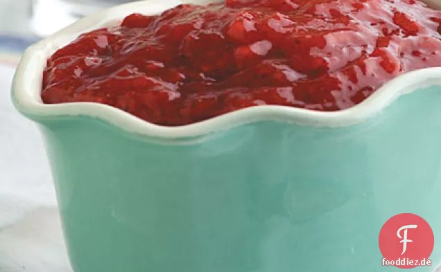 No-Cook Erdbeere Gefrierschrank Marmelade