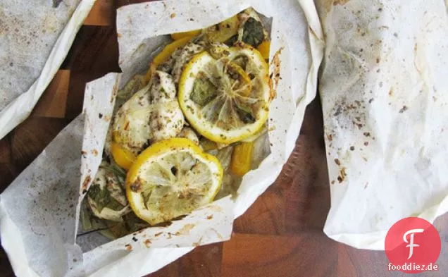 Spiced Baked Chicken Pakete (Huhn en Papillote)