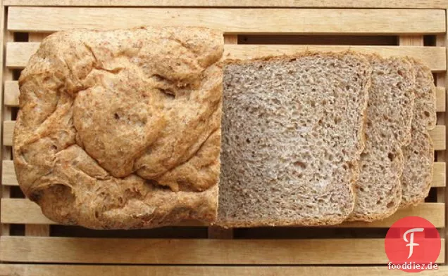 Brotmaschine Vollkorn- und Erdnussbutter Brot