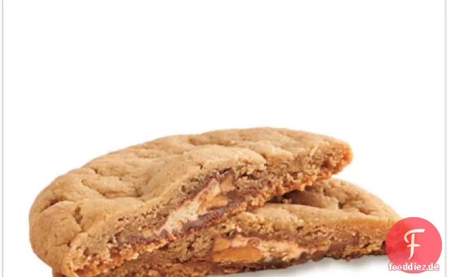 Candy Bar-Erdnuss Butter Cookies