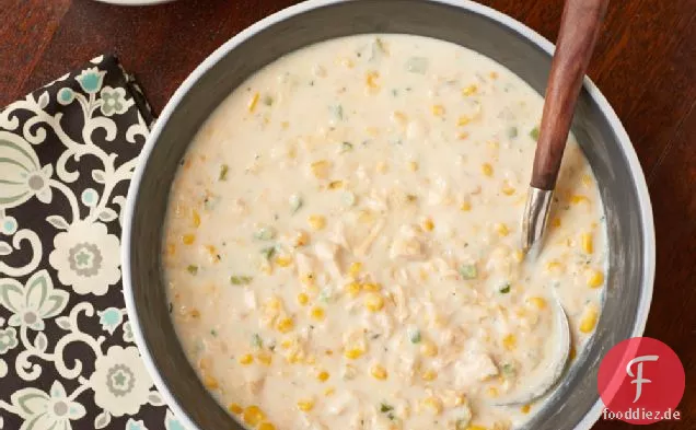 Schnelles Hühnchen-Mais-Chowder
