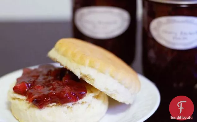 Millionärs-Kirsch-Rhabarber-Marmelade
