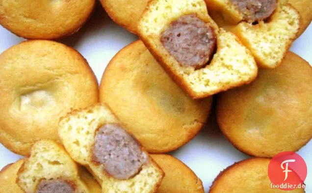 Wurst-Gefüllte Mais-Muffins