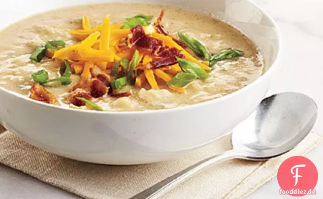 Cremige, leichte Kartoffelsuppe