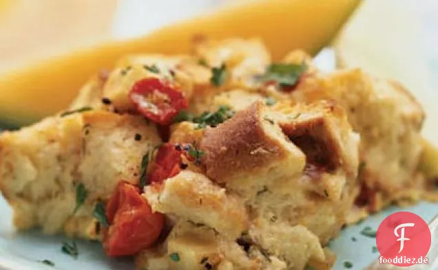 Brie und Ei-Schichten