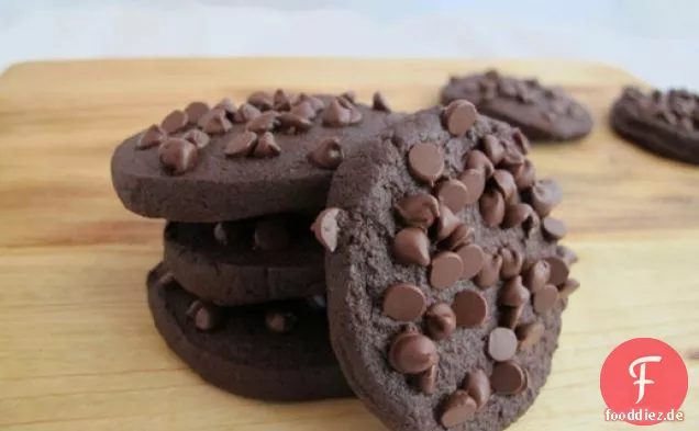 Doppelte Schokolade Icebox Cookies