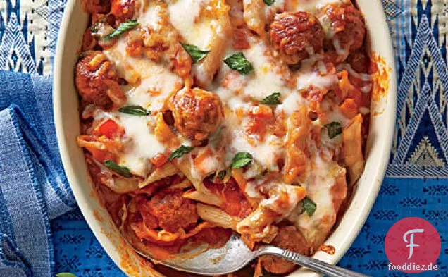 Frikadelle Pasta Backen