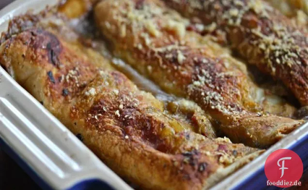 Cremige Tex-Mex Huhn Enchiladas Verdes