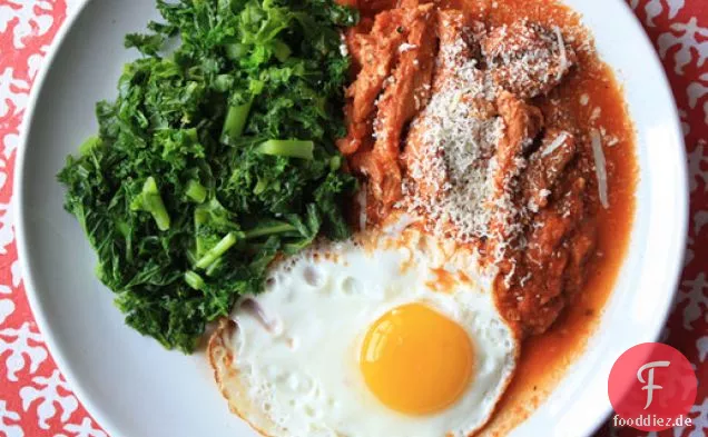 Trippa alla Romana (Geschmorte Kutteln Mit Tomaten, Kräutern und Parmesan)