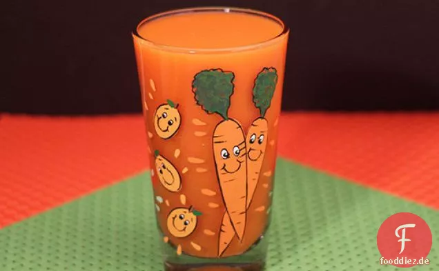 Einfacher Orangen-Karottensaft