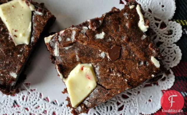 Pfefferminze Rinde Brownies