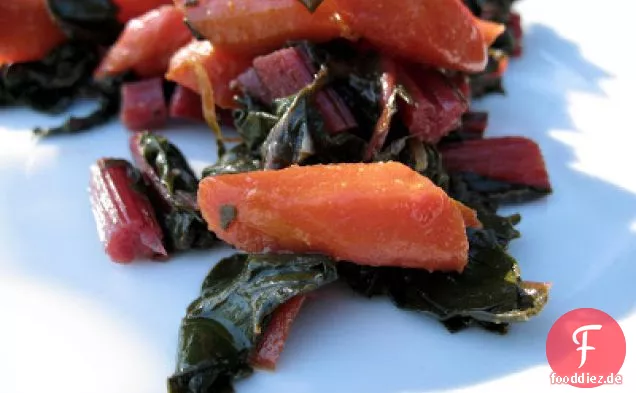 Marokkanischer Karotten-Mangold-Salat