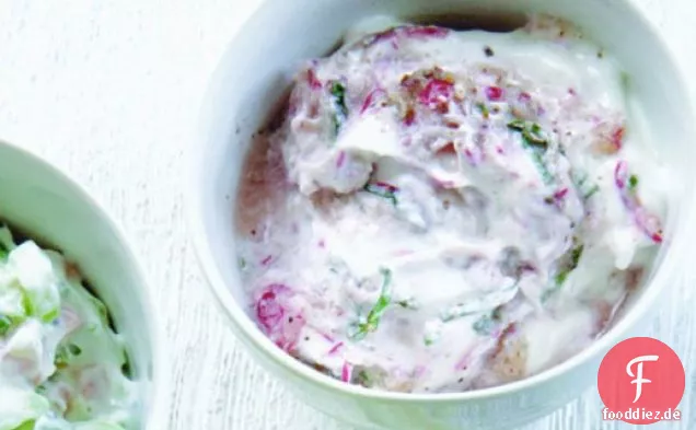 Rettich und Joghurt Chutney