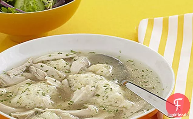 Hähnchen mit Kräuter-Knödel