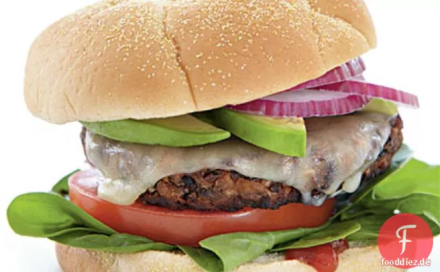 Unser hausgemachter schneller Black Bean Burger