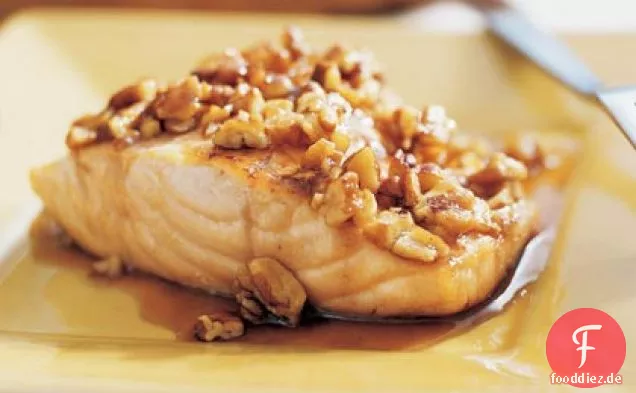 Praline-glasierter Lachs
