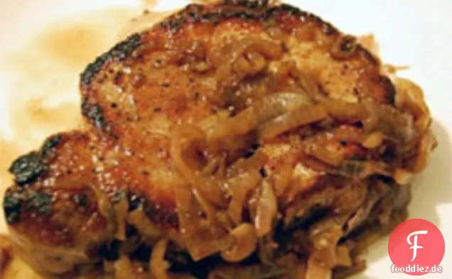 Kochen aus den Glossies: Balsamico-Schweinefleisch mit Schalotten