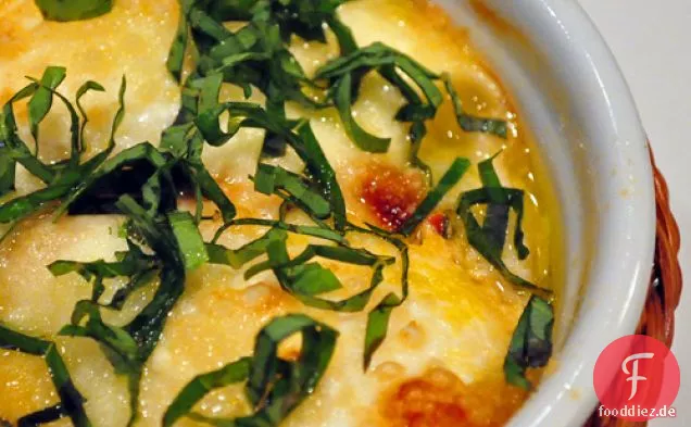 Gebackene italienische Eier – und Olivenöl Werbegeschenk