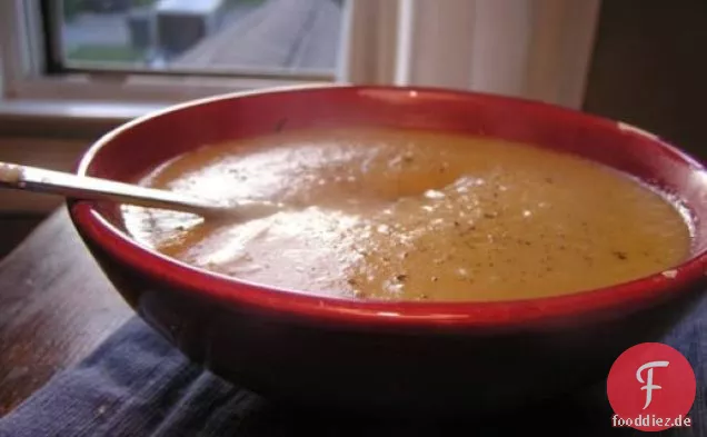 Abendessen heute Abend: Pfeffrige Kartoffel-Fenchel-Suppe