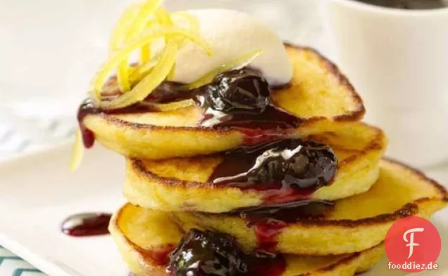 Zitronen-Ricotta-Pfannkuchen