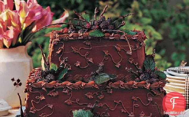Schokoladen-Samt-Bräutigam-Kuchen