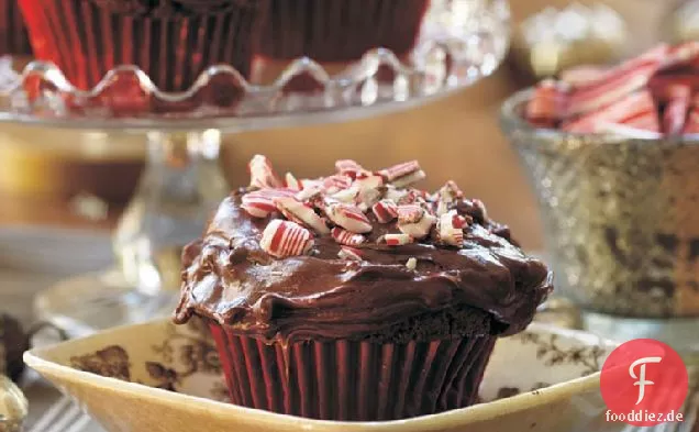 Doppelte Schokolade Überraschung Cupcakes