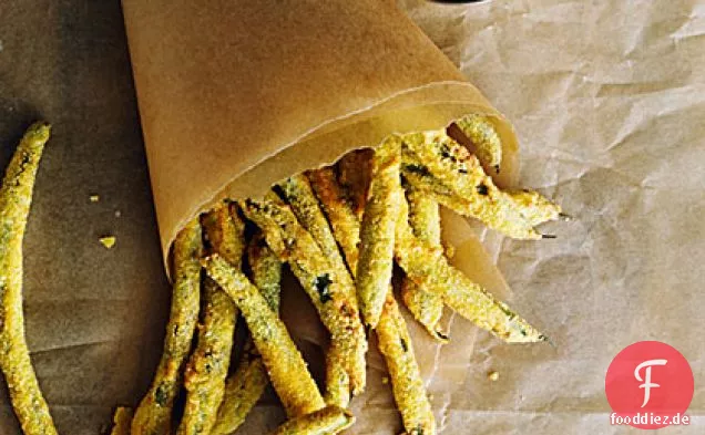Grüne Bohnen Pommes mit würzigen Mayo
