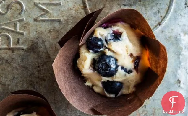 Blaubeer- und Zitronenmuffins