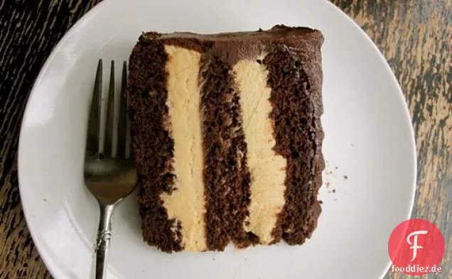 Erdnussbutter Schokoladenkuchen