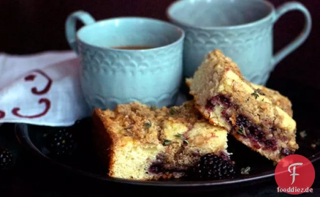 Brombeer-Thymian-Krume-Kuchen