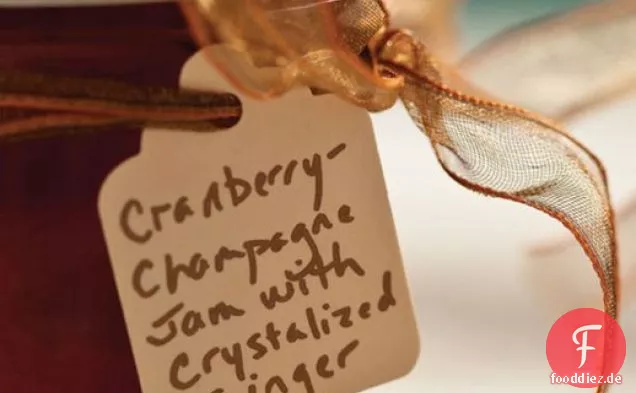 Cranberry-Champagner-Marmelade mit Ingwer