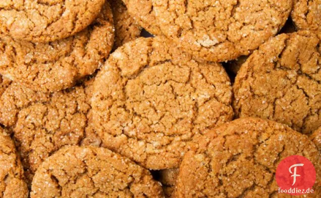Ingwer Krinkle Cookies