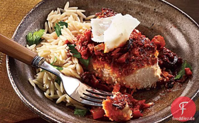 Crisp Huhn Marinara