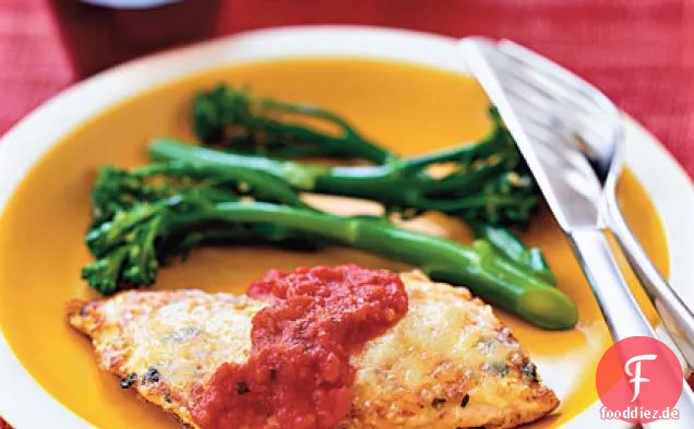 Schnelle Hähnchen-Parmesan -