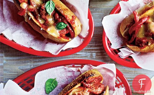 Italienische Wurst Hoagies