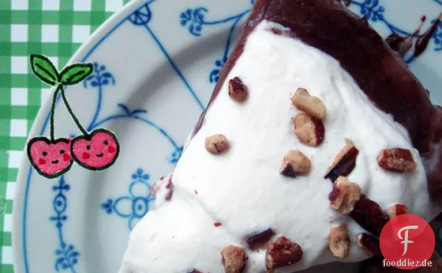 Banana Split Eis Kuchen