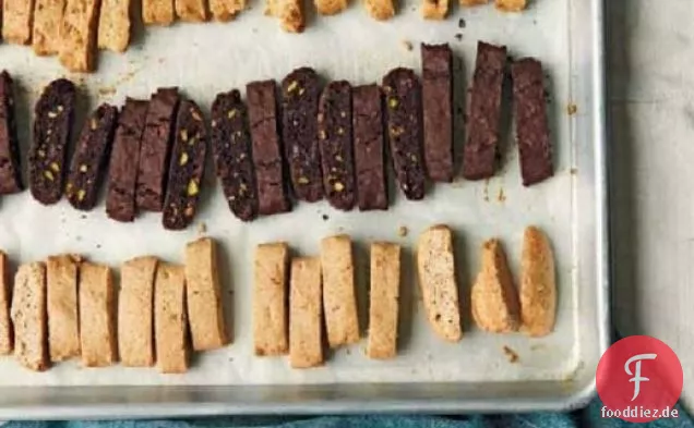 Zitrone, Olivenöl und Mandel Biscotti