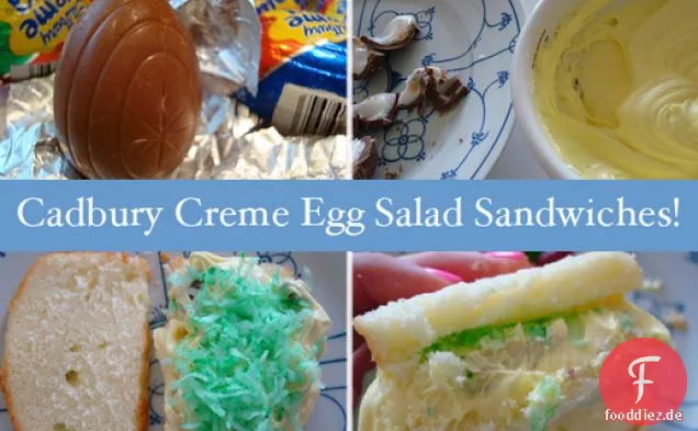 Cadbury Creme Eiersalat Sandwiches